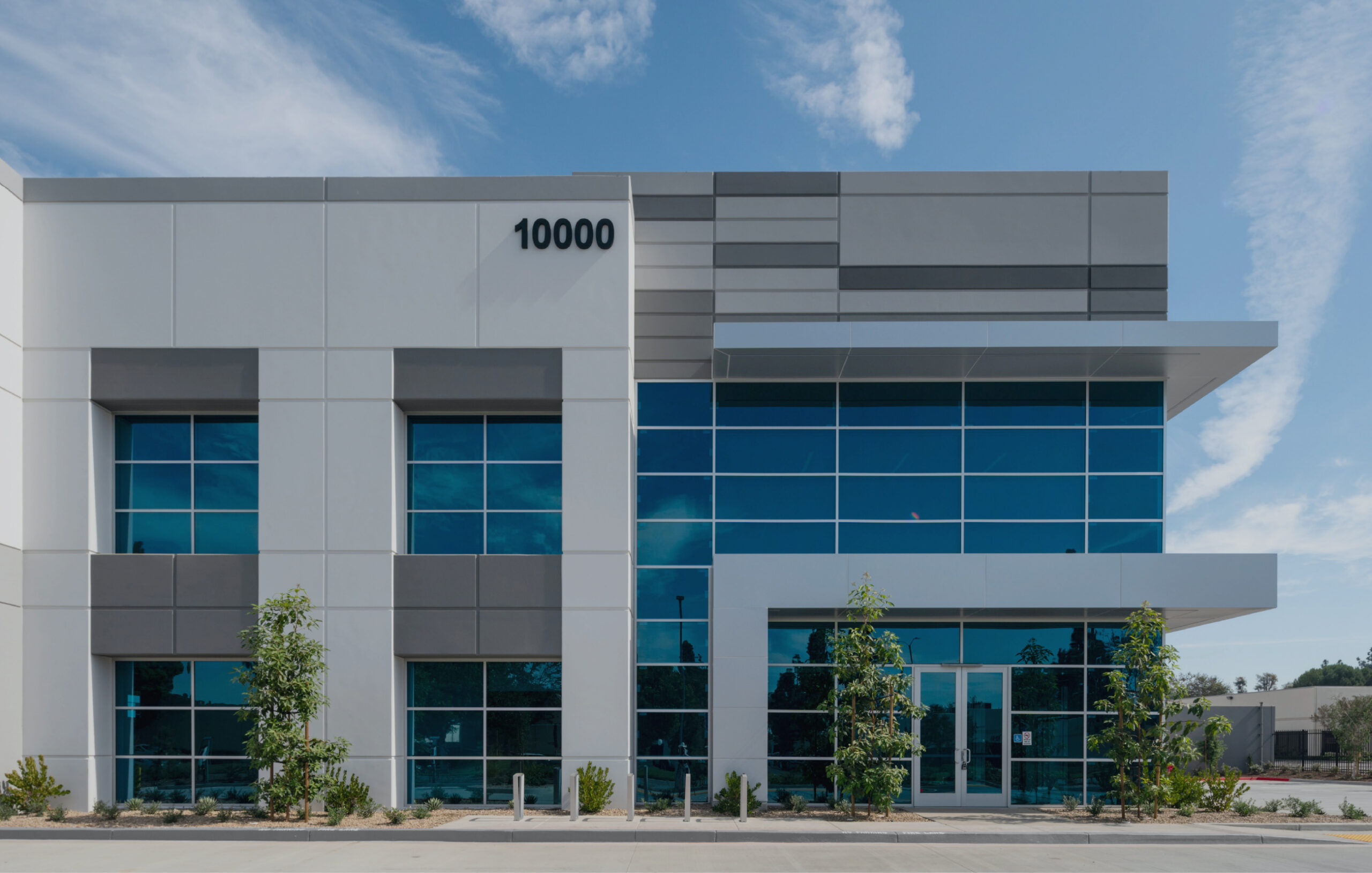 exterior office photo of an industrial warehouse in Santa Fe Springs, CA