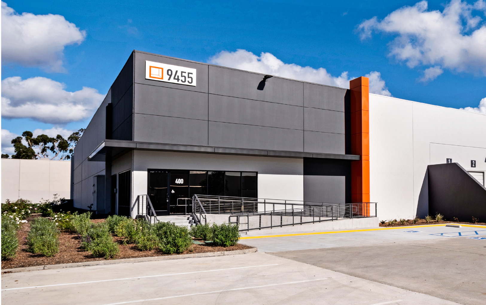 Industrial office exterior