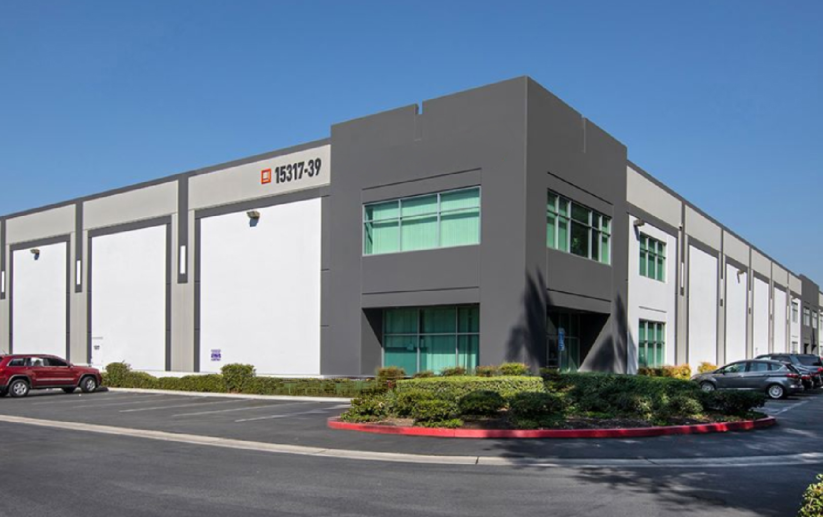 Industrial office exterior