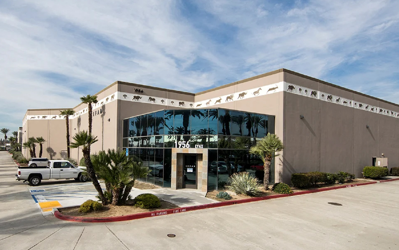 Industrial office exterior