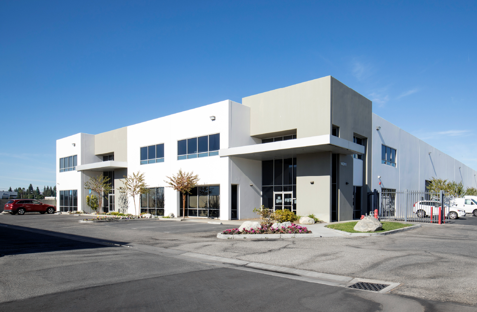Industrial office exterior